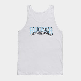 HUCKER Take More Chances Collegiate Blue Tank Top